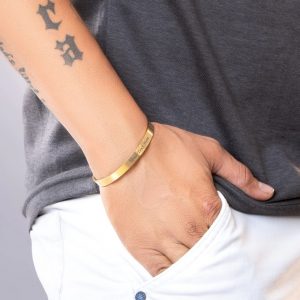 Best-Customized-brass-cuff-bracelet-for-Husbands