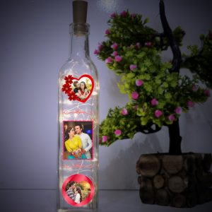 Personalized LED Bottle Lamp Gifts for Girlfriend