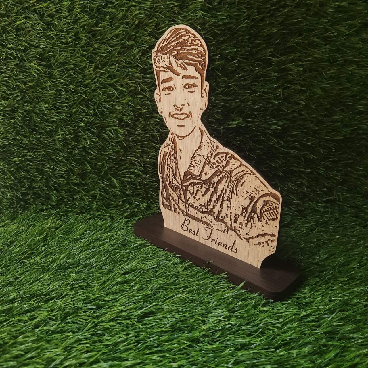 Photo Engraved Table Standy