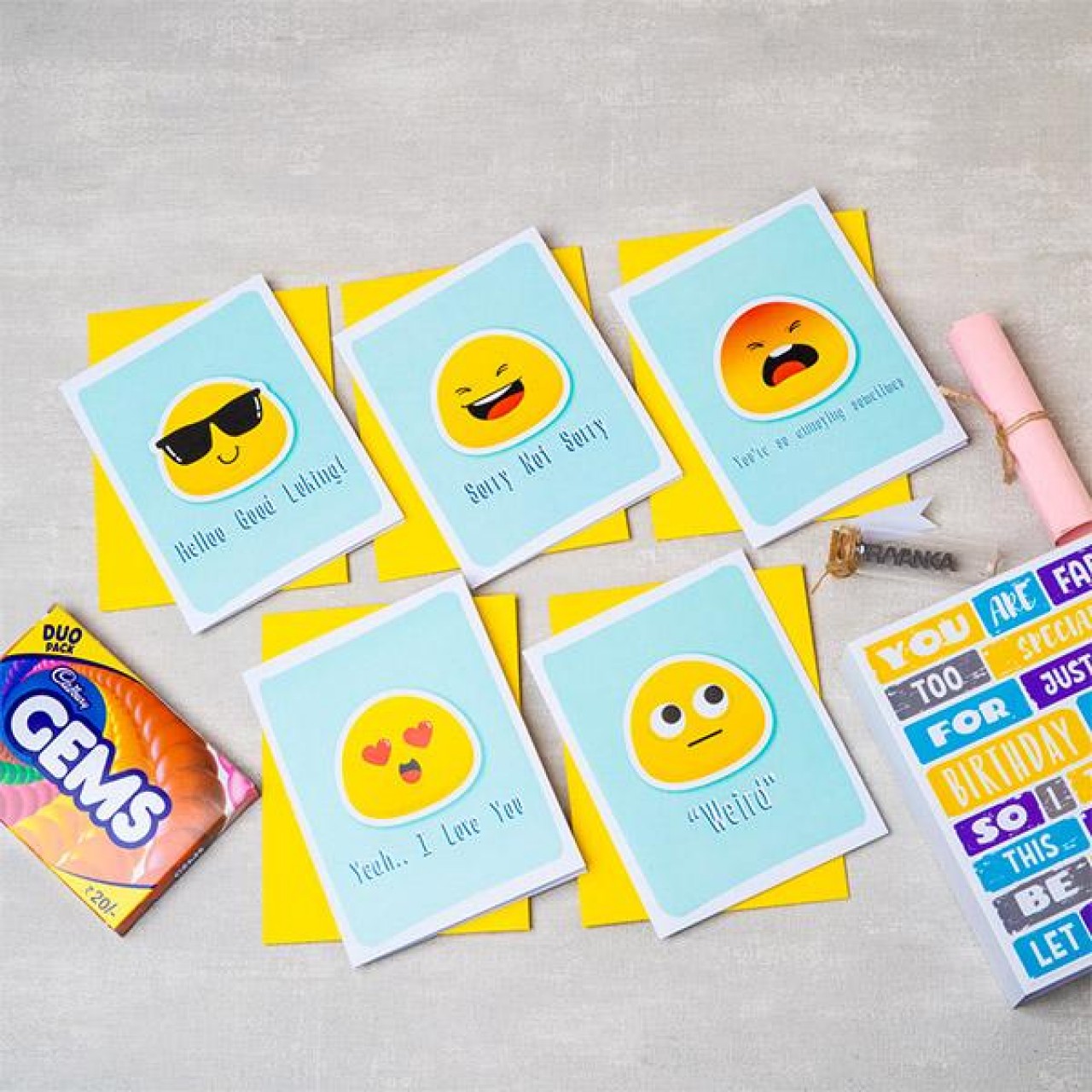Adorable Emoji Card Mail Box