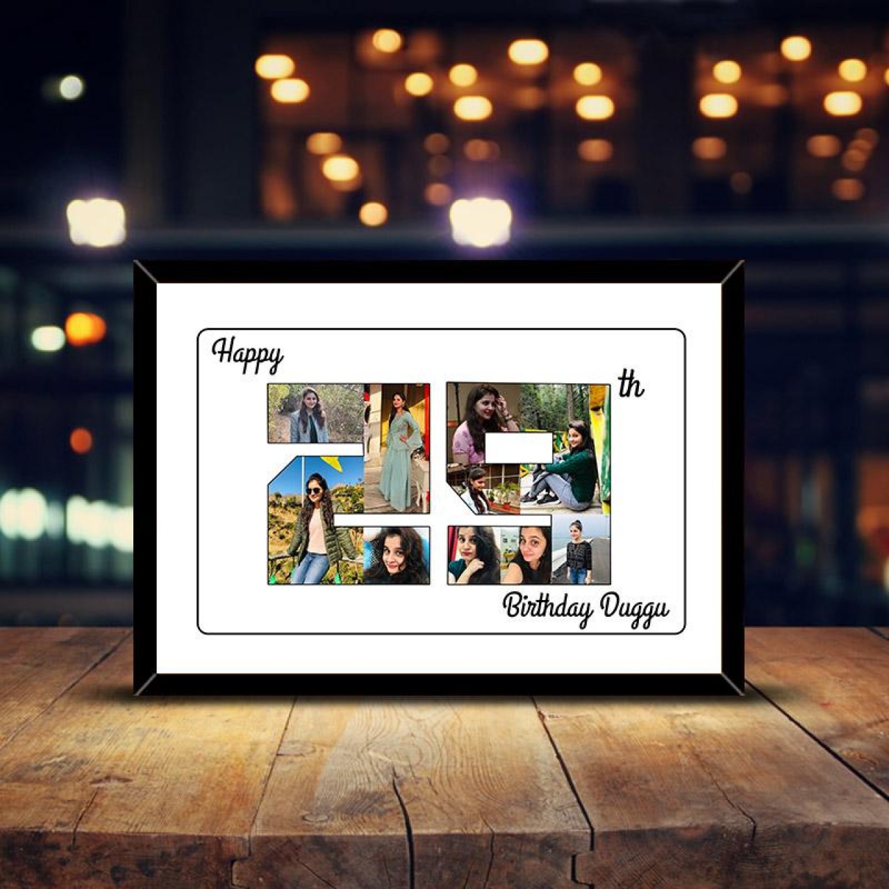 Number Wishes Photo Frame