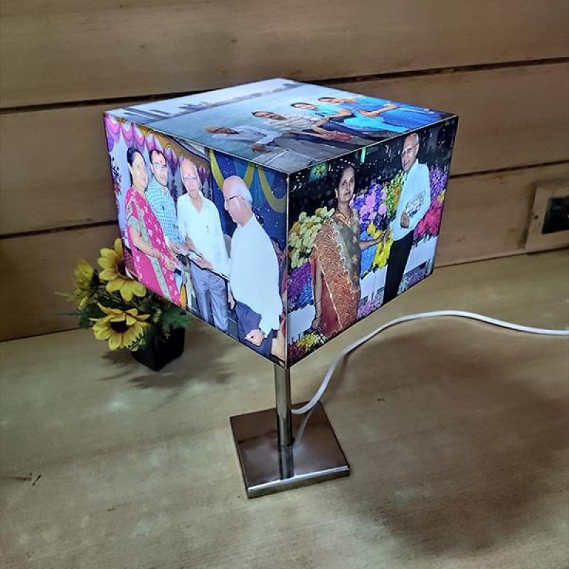 Personalized Bright Rectangle Lamp With Stand