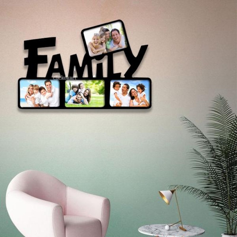 Family Wooden Photo Collage