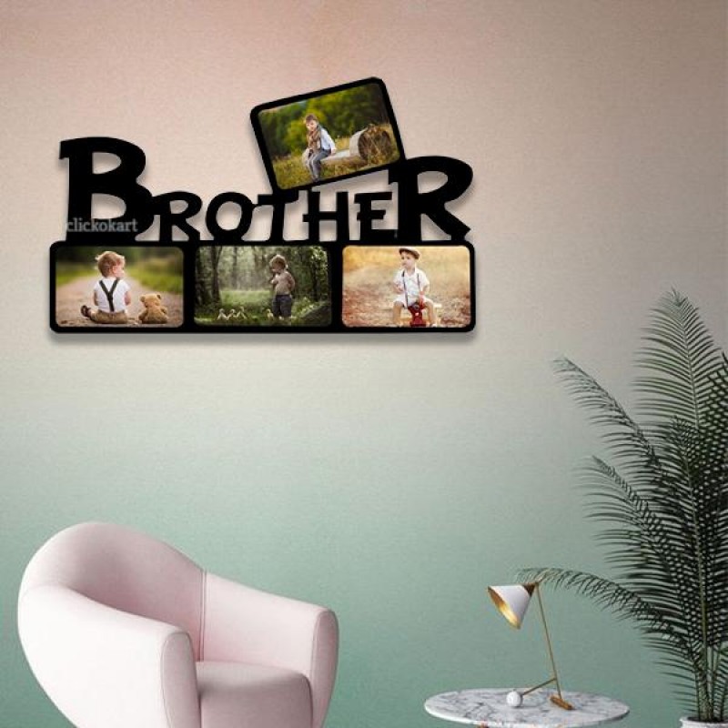 Brother Wooden Photo Collage