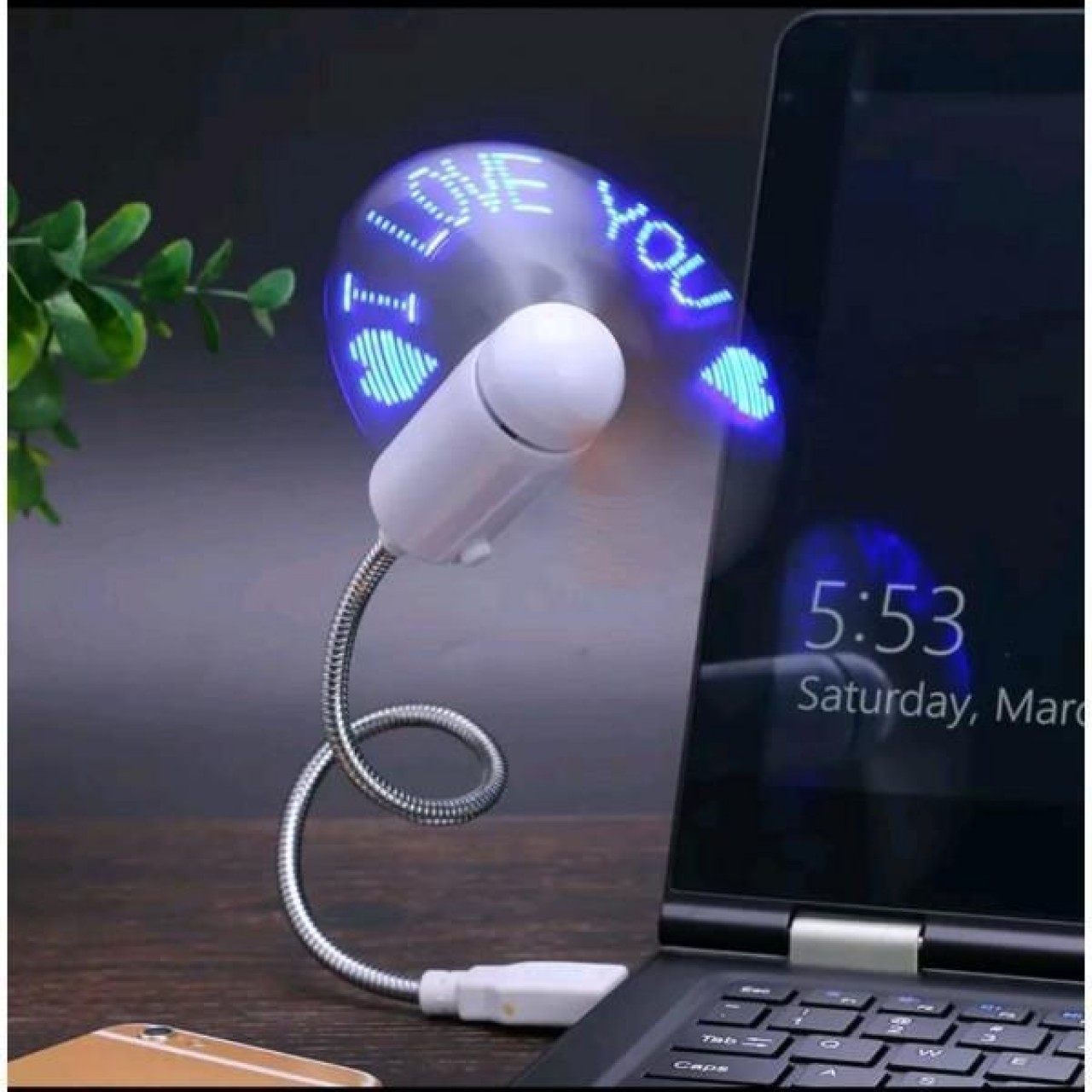 Customized Usb Fan With Message