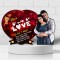 Customized Wooden Led Cut Out Love