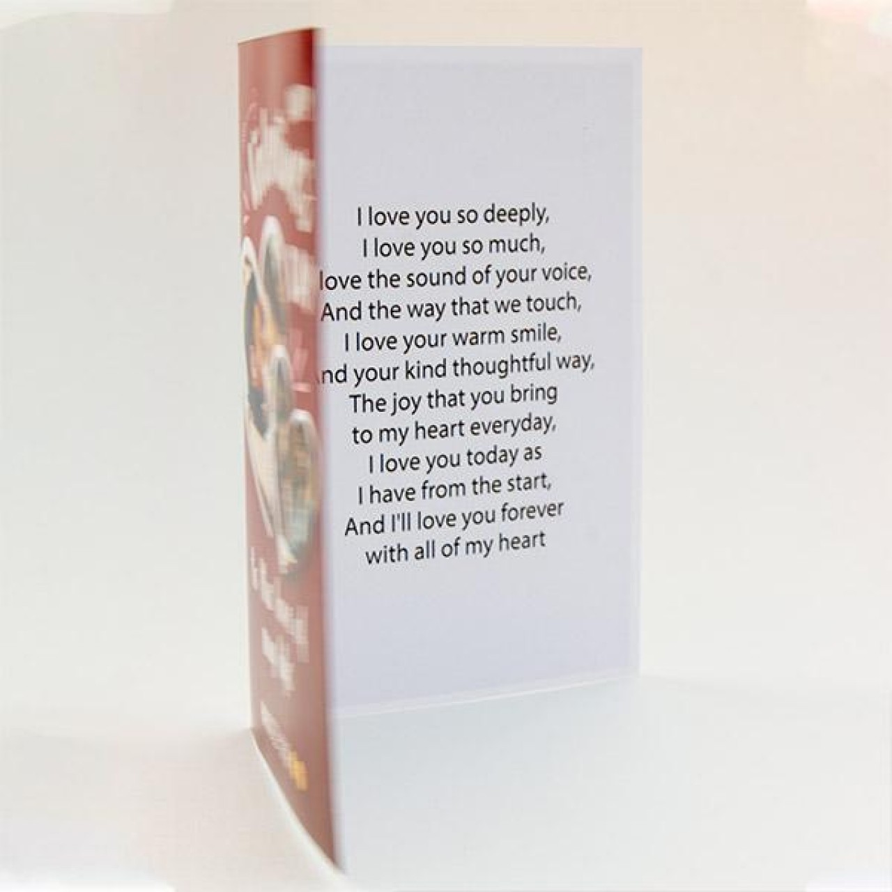 Personalized Valentine Greeting Card