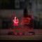 Personalised birthday acrylic 3D lamp