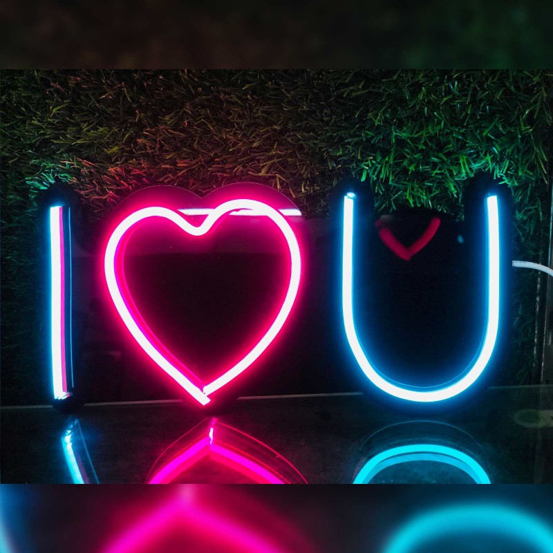 I love you neon board