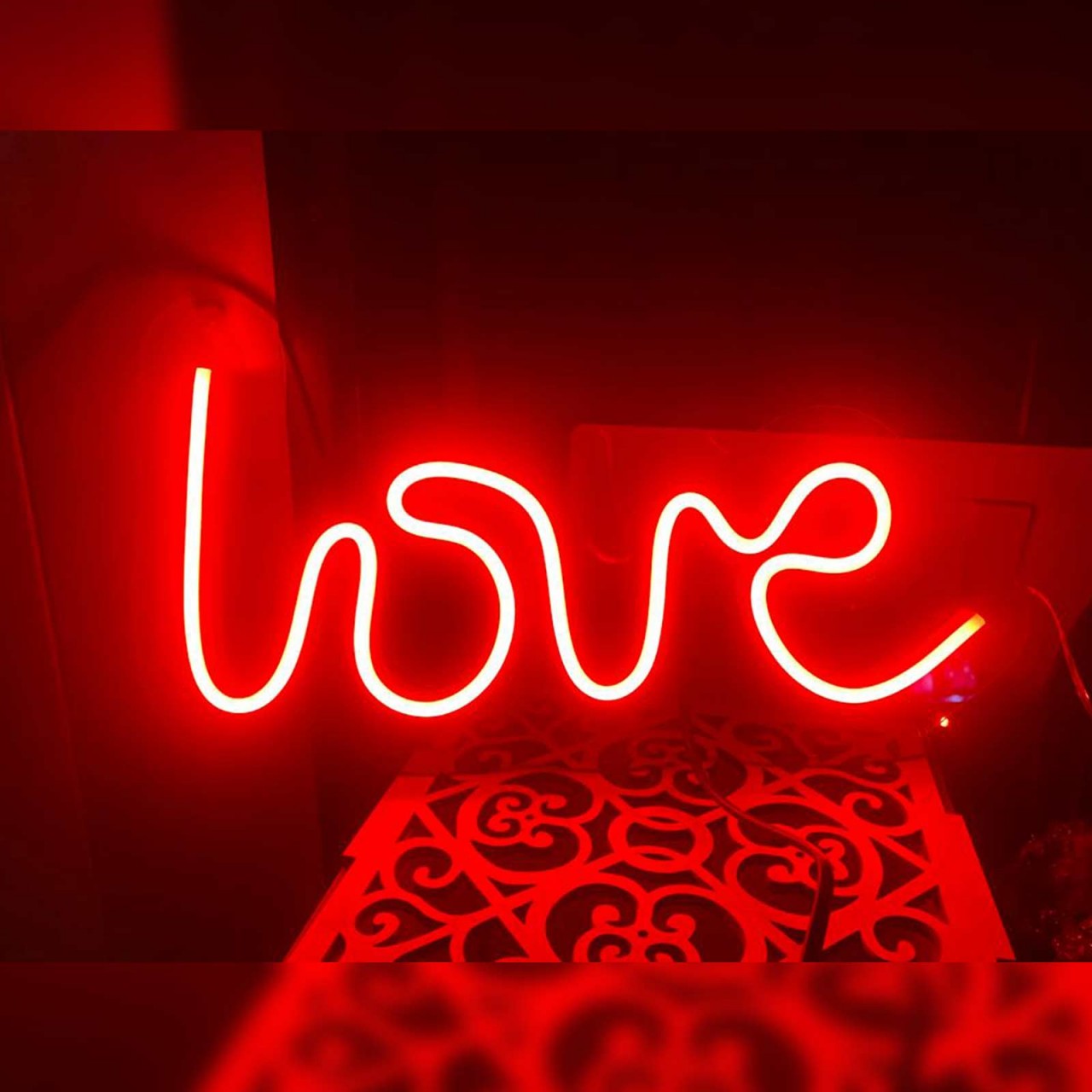 Love neon light board