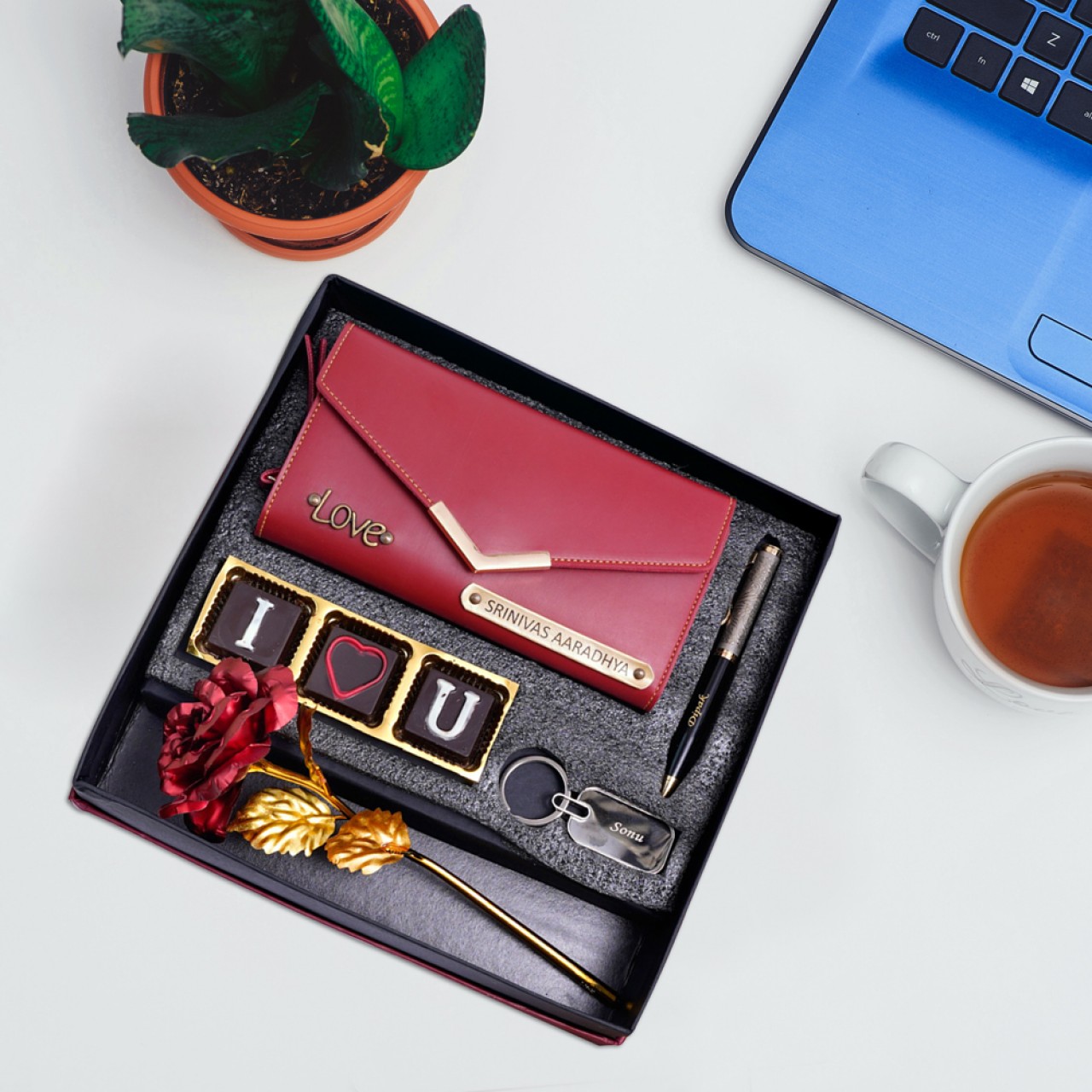 Chocolate & Clutch gift set