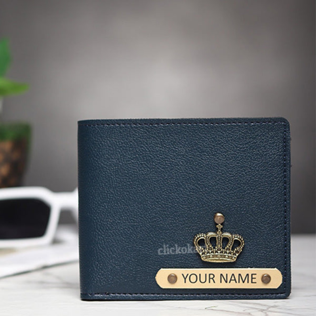 Personalized Men's Wallet With Box
