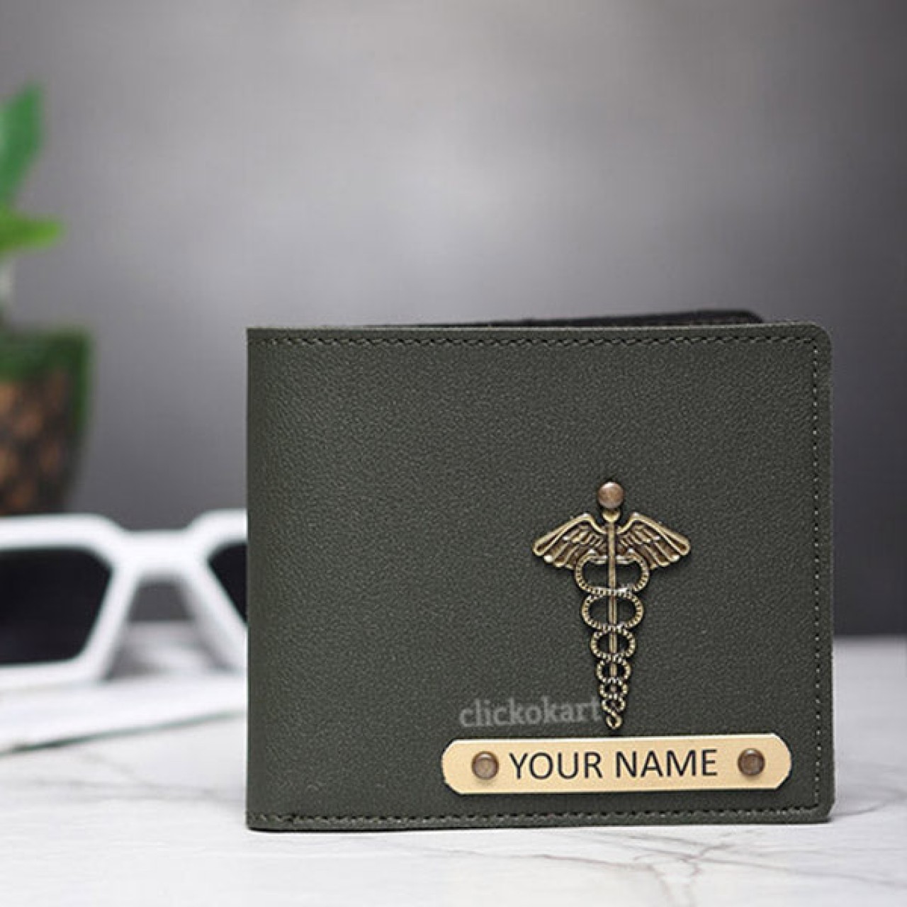 Personalized Men's Wallet With Box