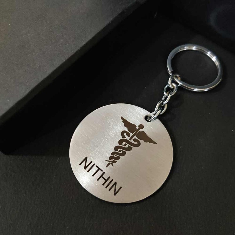 Personalised Doctor Metal Keychain