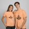 The King & Queen Cotton T-Shirts For Couples