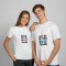 Personalized Better Half Names Cotton T-Shirts For Couples