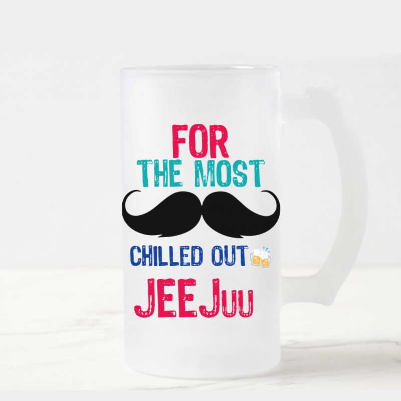 Chilled Out JeeJuu Designer Frosted Beer Mug