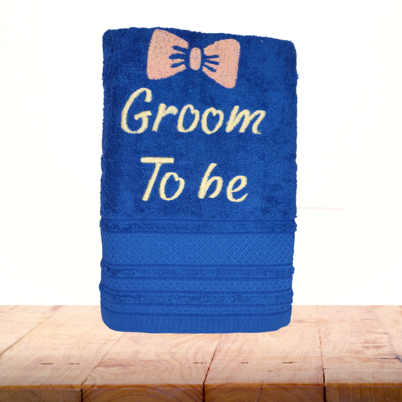 Personalized Groom To be Cotton Towel For Him