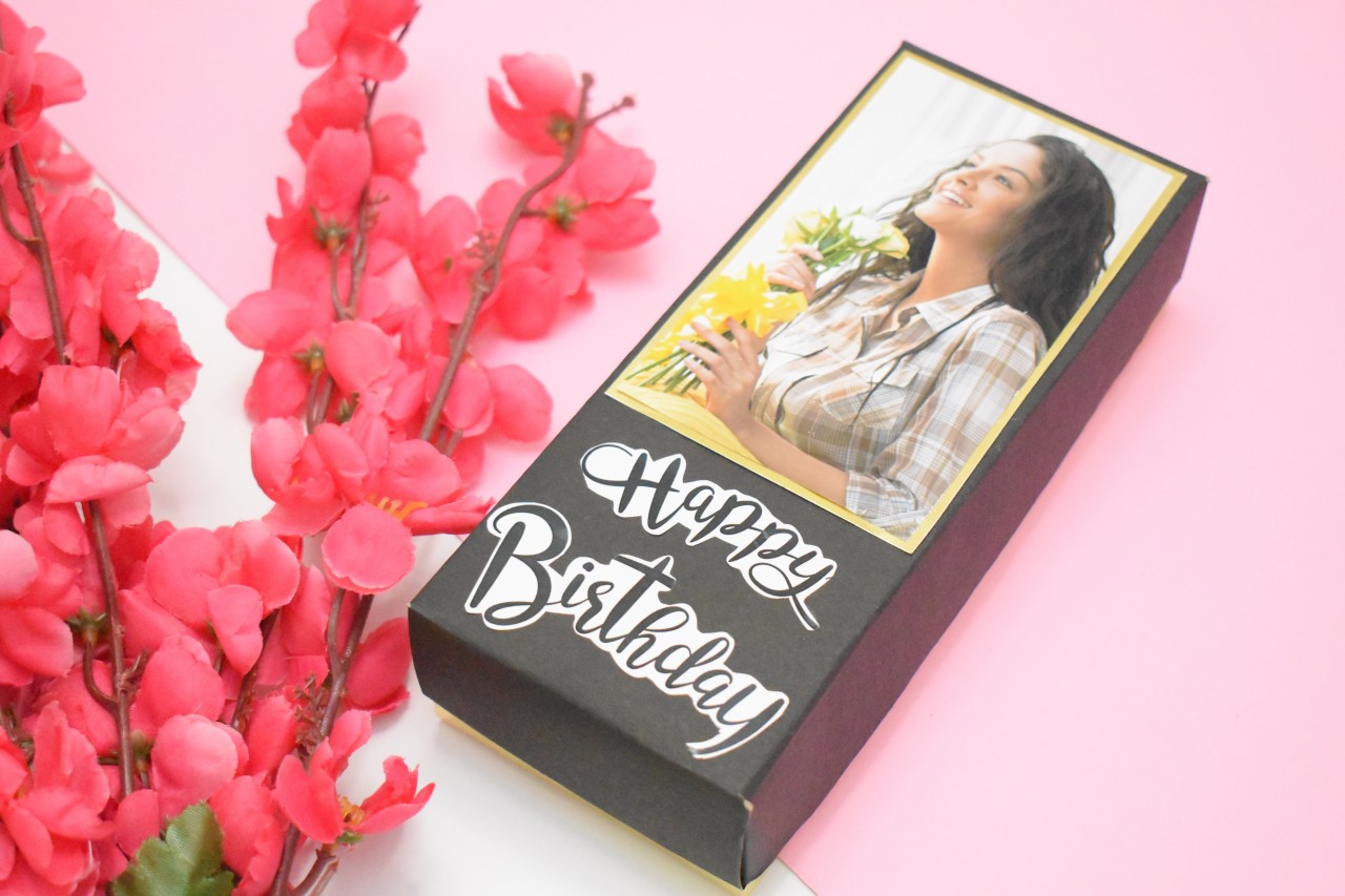 Personalized Hand Crafted Photo Birthday Heart In A Box