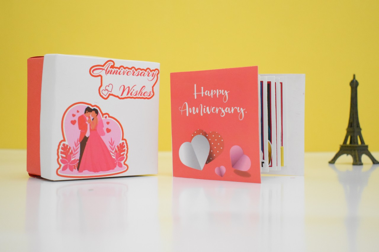 Personalized Hand Crafted Miniature Anniversary Album