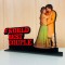Personalized World Best Couple Wooden Table Frame