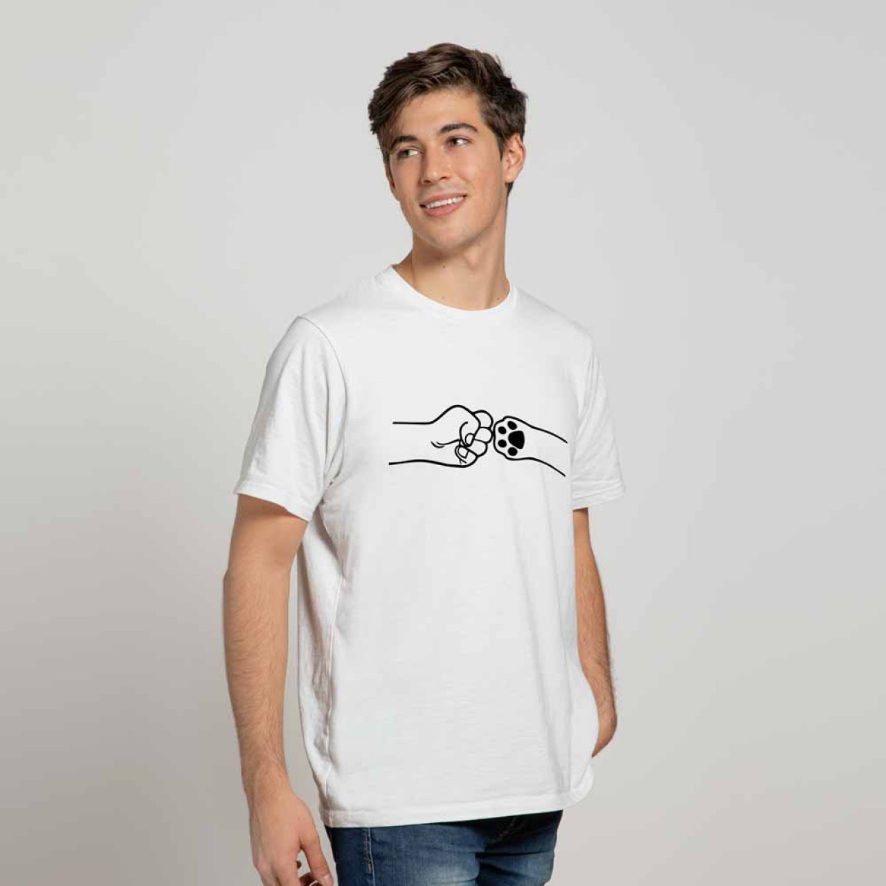 Friends Bond Cotton T-Shirt For Men