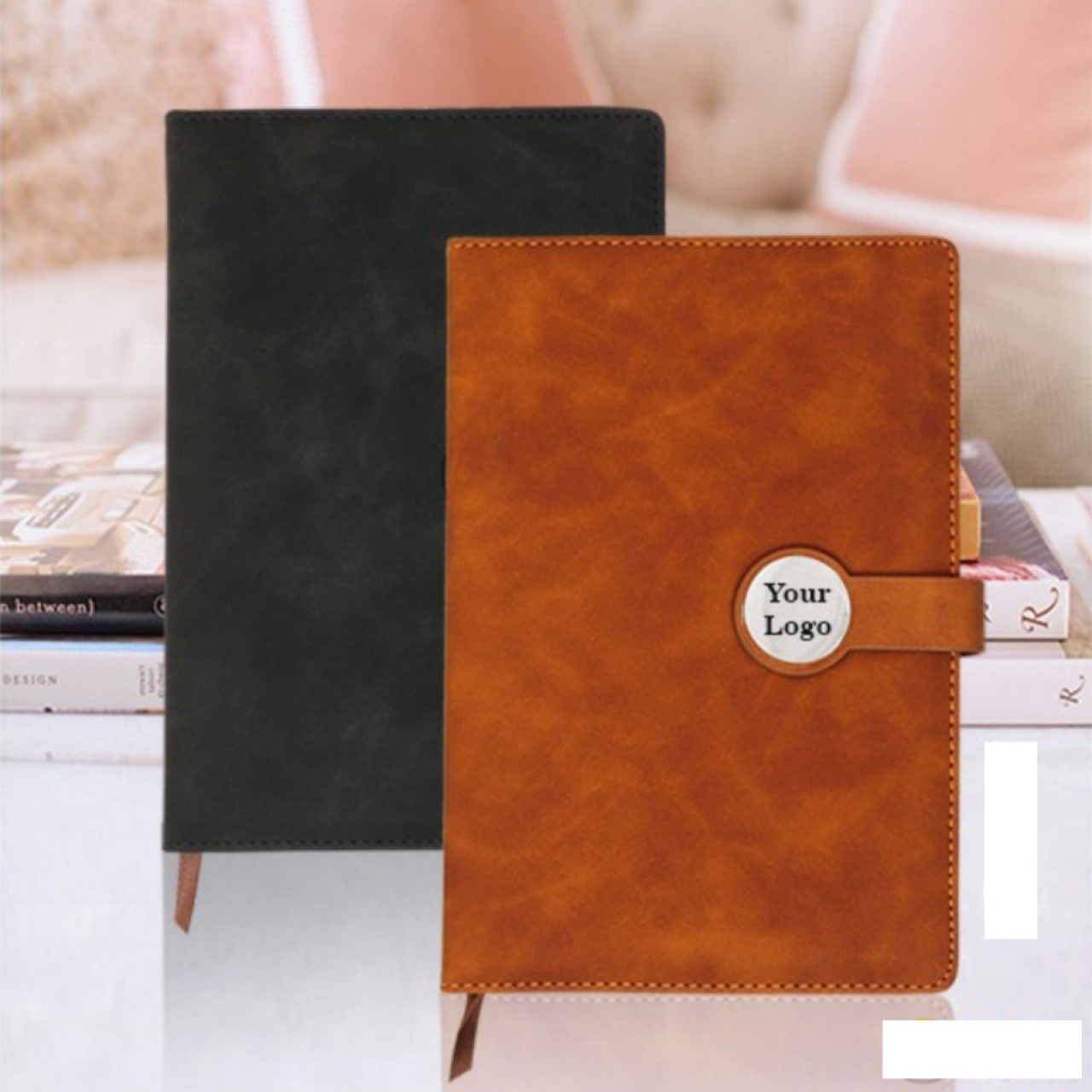 Personalized Velvet Diary With Logo