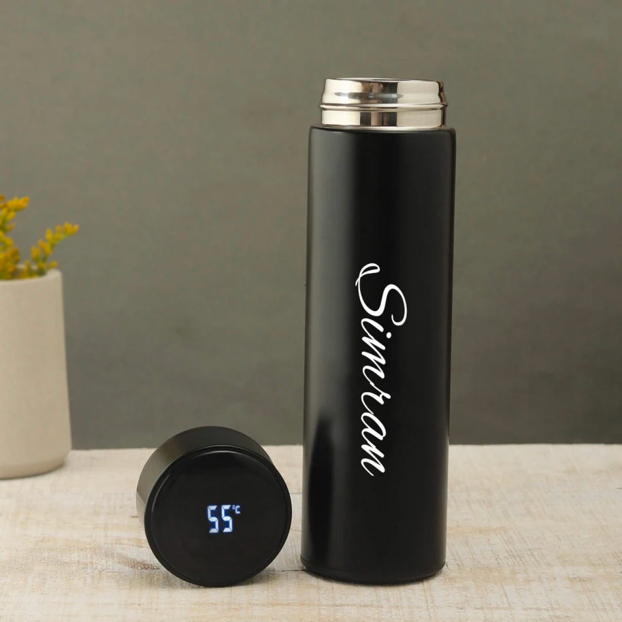 Personalized Temperature Bottle With Smart Led Display