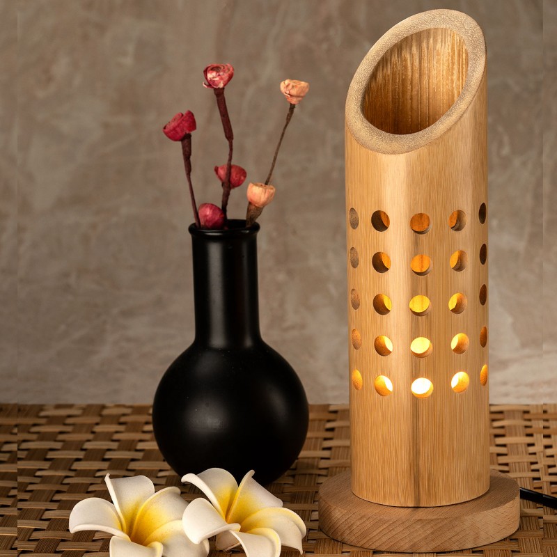 Bambience Jhilmil Bamboo Table Lamp