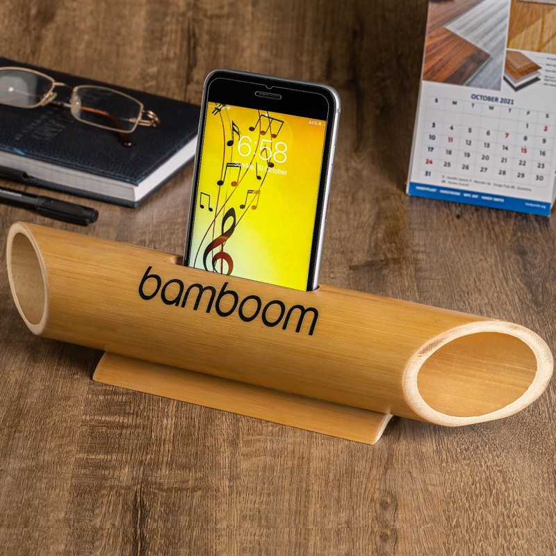 Bamboom Amplifier Cum Mobile Holder