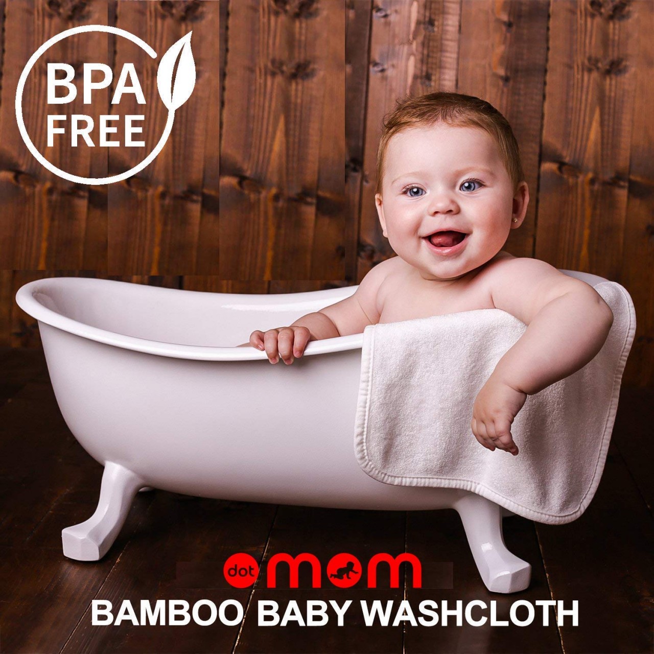 Organic Bamboo Washcloth/Face Towel (Set of 6)