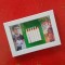 Hand Made Pencil Carving Art Photo Frame White