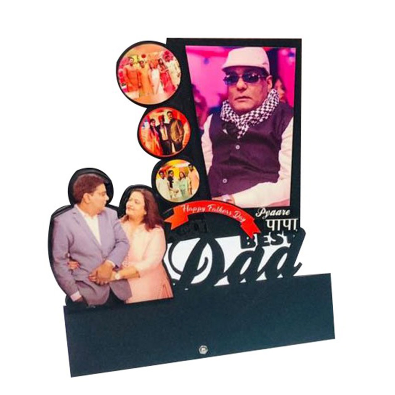 Personalized Dad Cutout Table Photo Frame