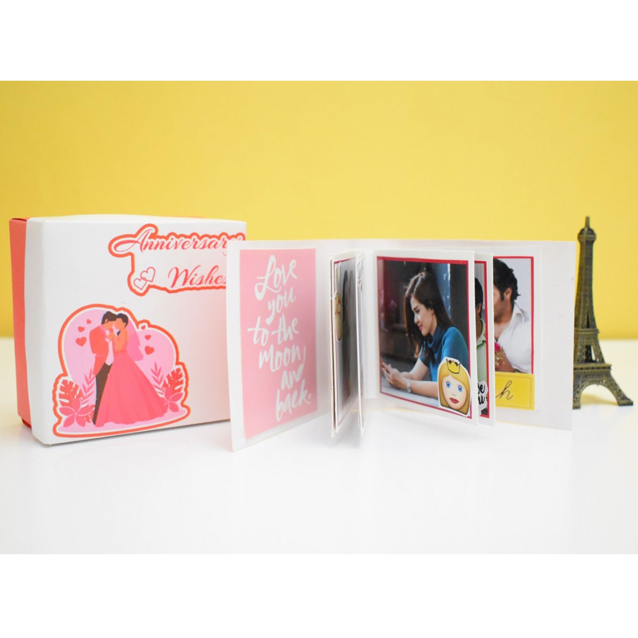 Personalized Hand Crafted Miniature Anniversary Album