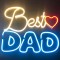 Best Dad Neon LED Light