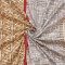Classic Cotton Red Floral Stripes Bedsheet
