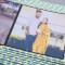 Personalized Handcrafted Pyramid Photo Album | Blue-Green