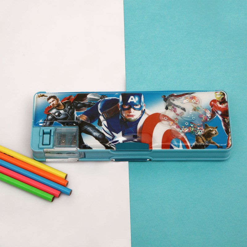 Avengers Dual Compartment Magnetic Pencil Box
