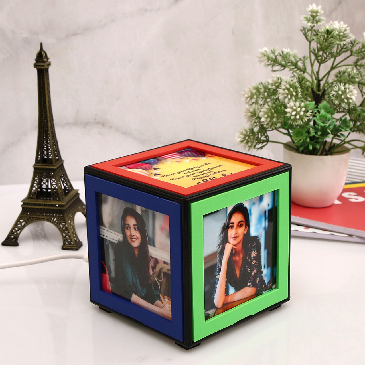 Personalized Music Box Lamp With Photo