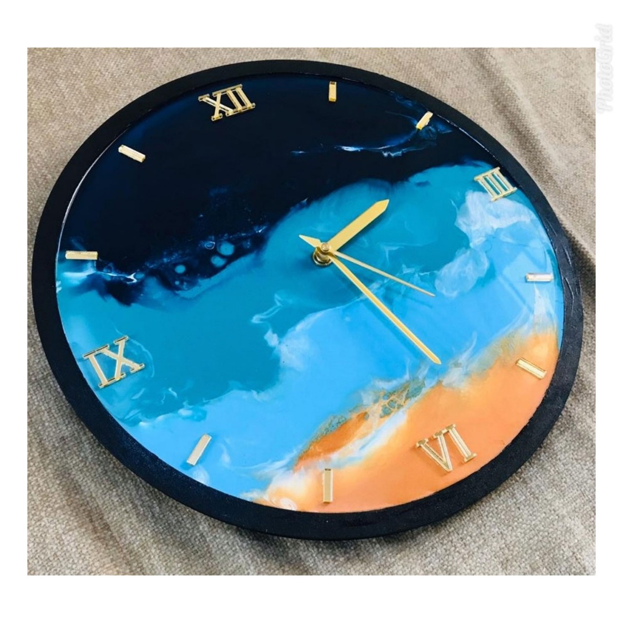 Handmade Ocean Theme Wall Clock