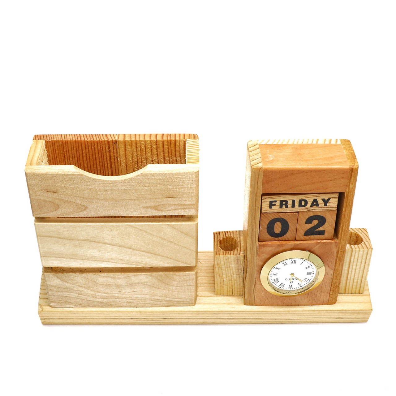 Personalized Wooden Pen Stand With Name