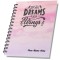 Personalized Dreams With Wings Notebook (Hard Cover)