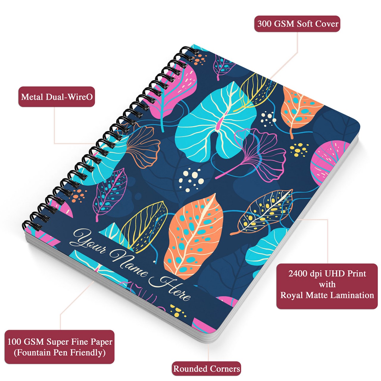 Personalized Azurian Flora Notebook (Soft Cover)