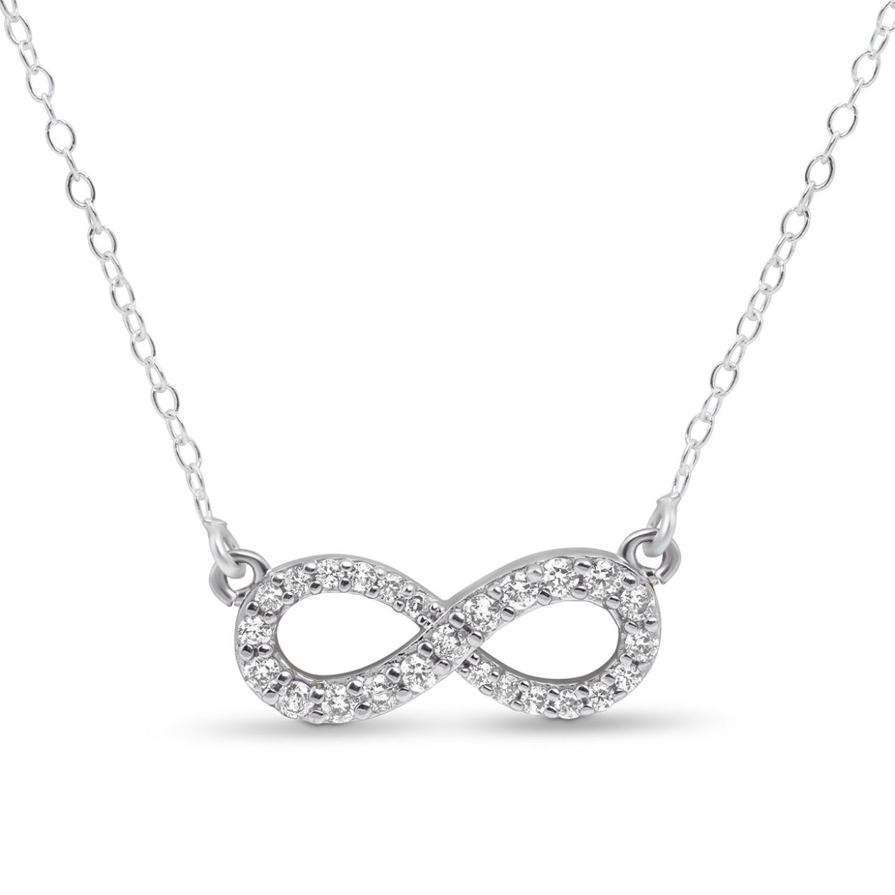 Charlie Silver Infinity Pendant