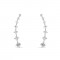 Lucy Silver Solitaire Ear Cuffs