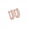 Juliet Rose Gold Diamond Hoops