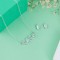 Zara Silver Solitaire Emerald Pendant Set
