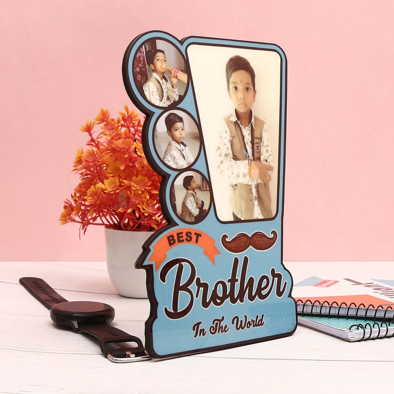 Personalized Table Top Wooden Frame For Brother