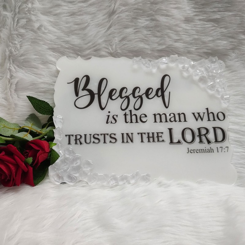 Blessed Is The Man Wall Frame