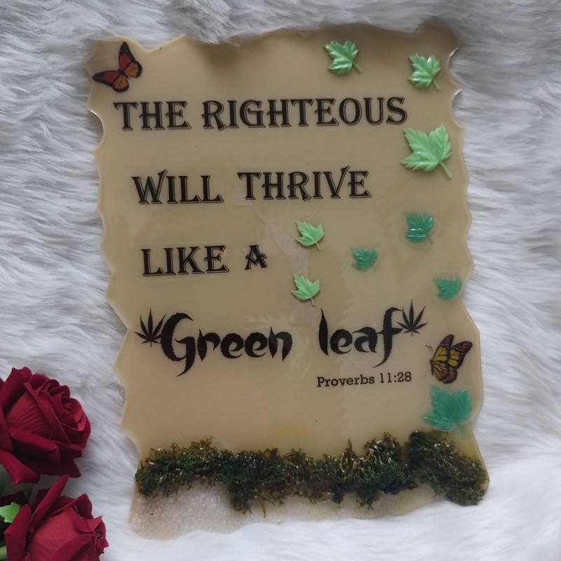Righteous Will Thrive Wall Frame